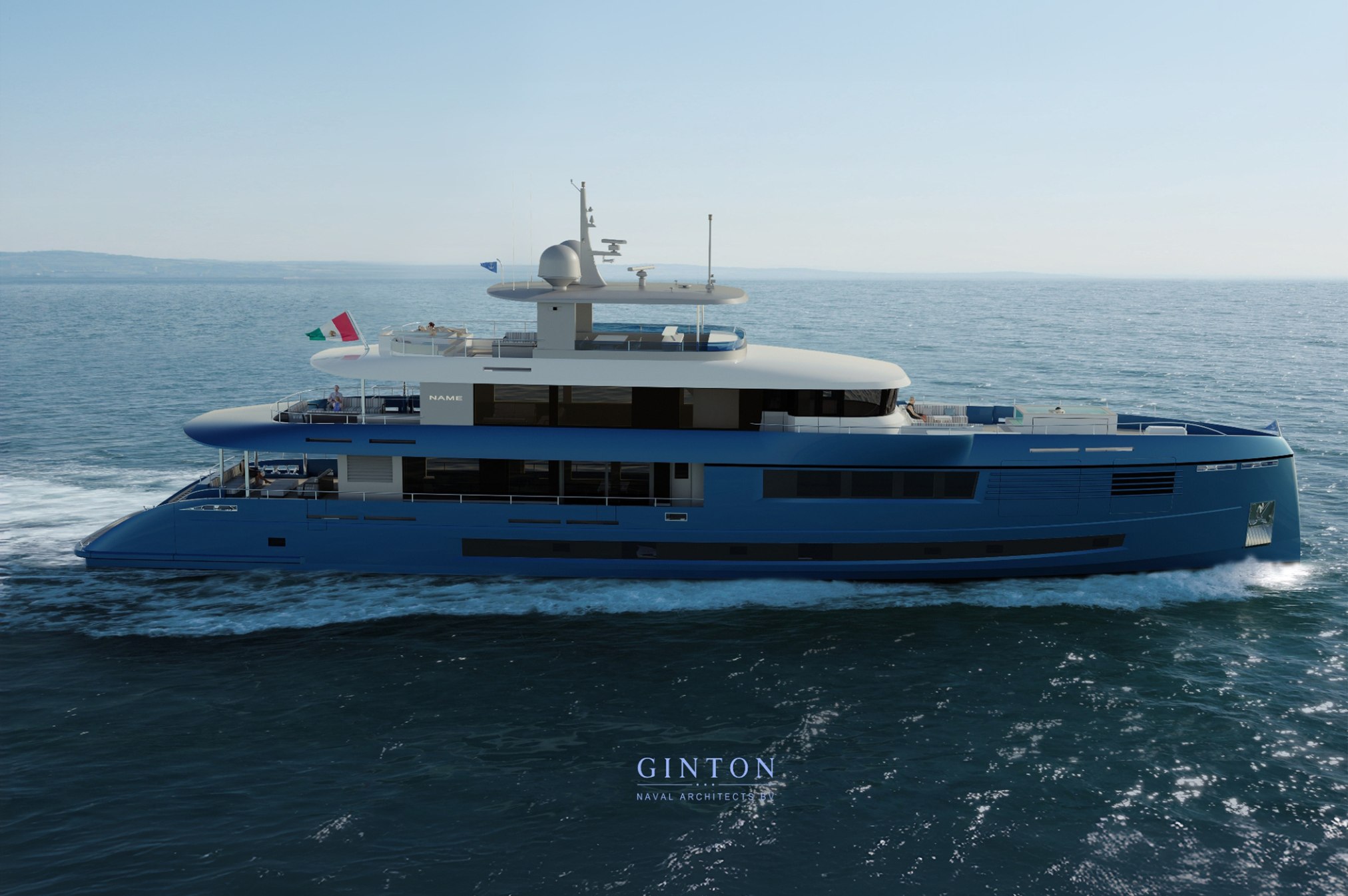 FALCON 45 yacht concept rendering