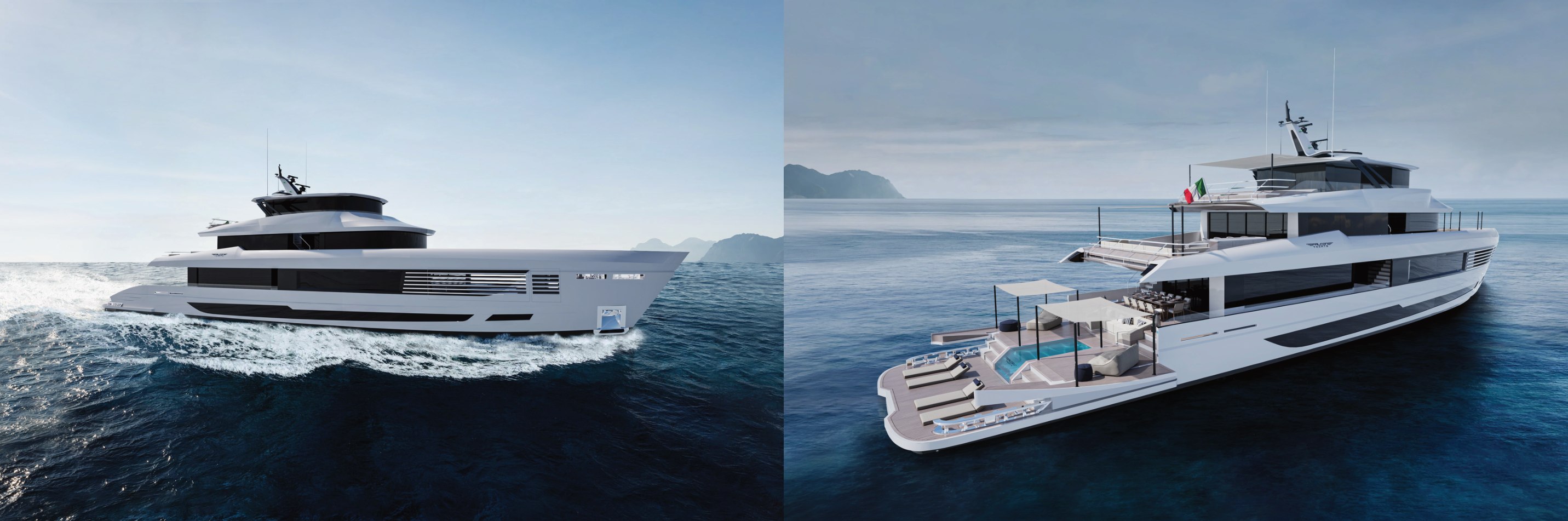 FALCON ZERO yacht concept rendering